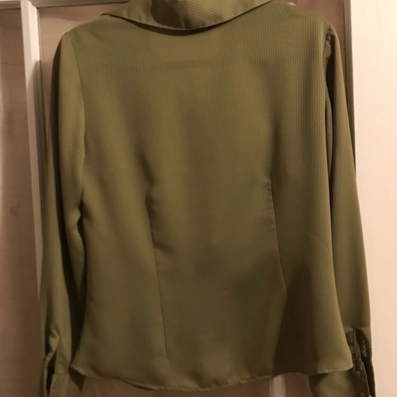 Moss green blouse. Like new. Used only twice. - Picture 3 of 3